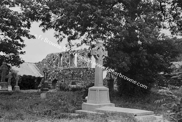 STRAIDE ABBEY WITH MICHAEL DAVITTS GRAVE (DIED 20.5.09)